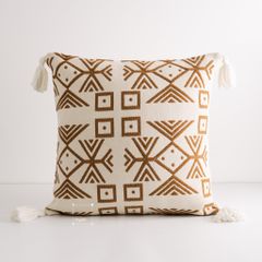 Set Vỏ Gối Tựa Lưng Phong Cách Nâu Be Tối Giản - Set 6