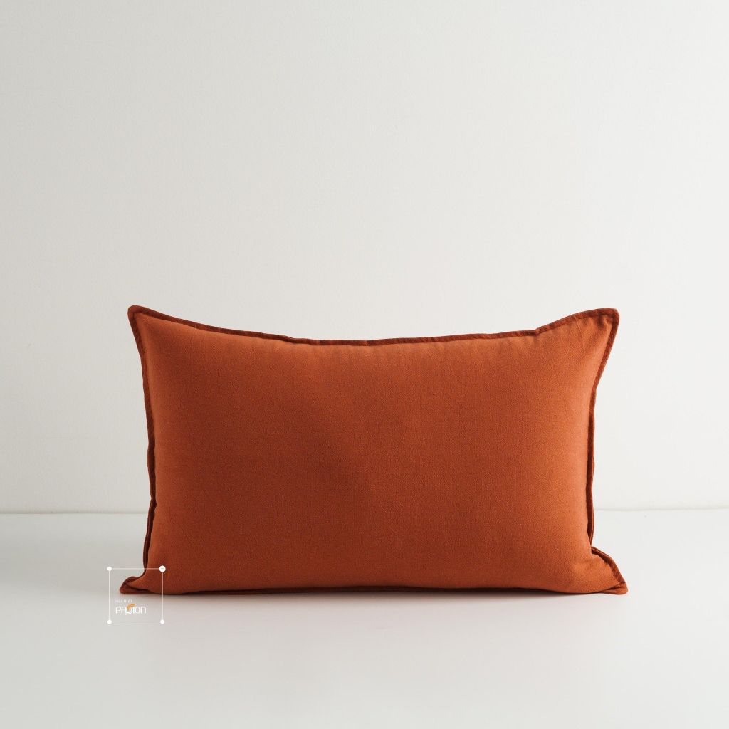 Set Vỏ Gối Tựa Lưng Phong Cách Nâu Be Tối Giản - Set 10