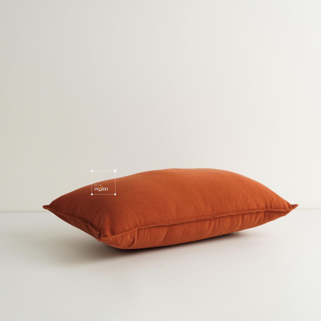 Set Vỏ Gối Tựa Lưng Phong Cách Nâu Be Tối Giản - Set 10