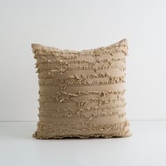 Set Vỏ Gối Tựa Lưng Phong Cách Nâu Be Tối Giản - Set 14