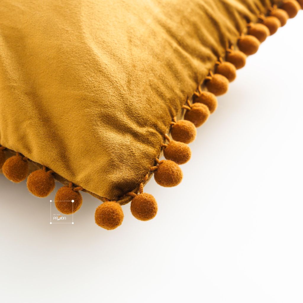 Set Vỏ Gối Tựa Lưng Phong Cách Nâu Be Tối Giản - Set 14