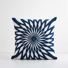 Vỏ Gối Tựa Lưng Sofa Thêu Hoa Châu Âu