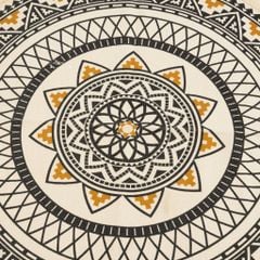 Thảm Canvas Tròn Tua Rua Scadivian Thổ Cẩm