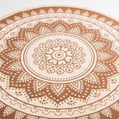 Thảm Tròn Canvas Bohemian Trang Trí