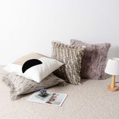 Vỏ Gối Tựa Lưng Sofa Cao Cấp Tông Nâu Tím Sang Trọng