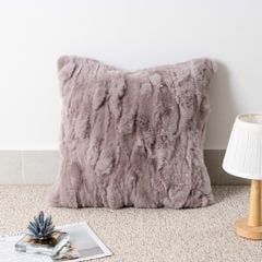 Vỏ Gối Tựa Lưng Sofa Cao Cấp Tông Nâu Tím Sang Trọng