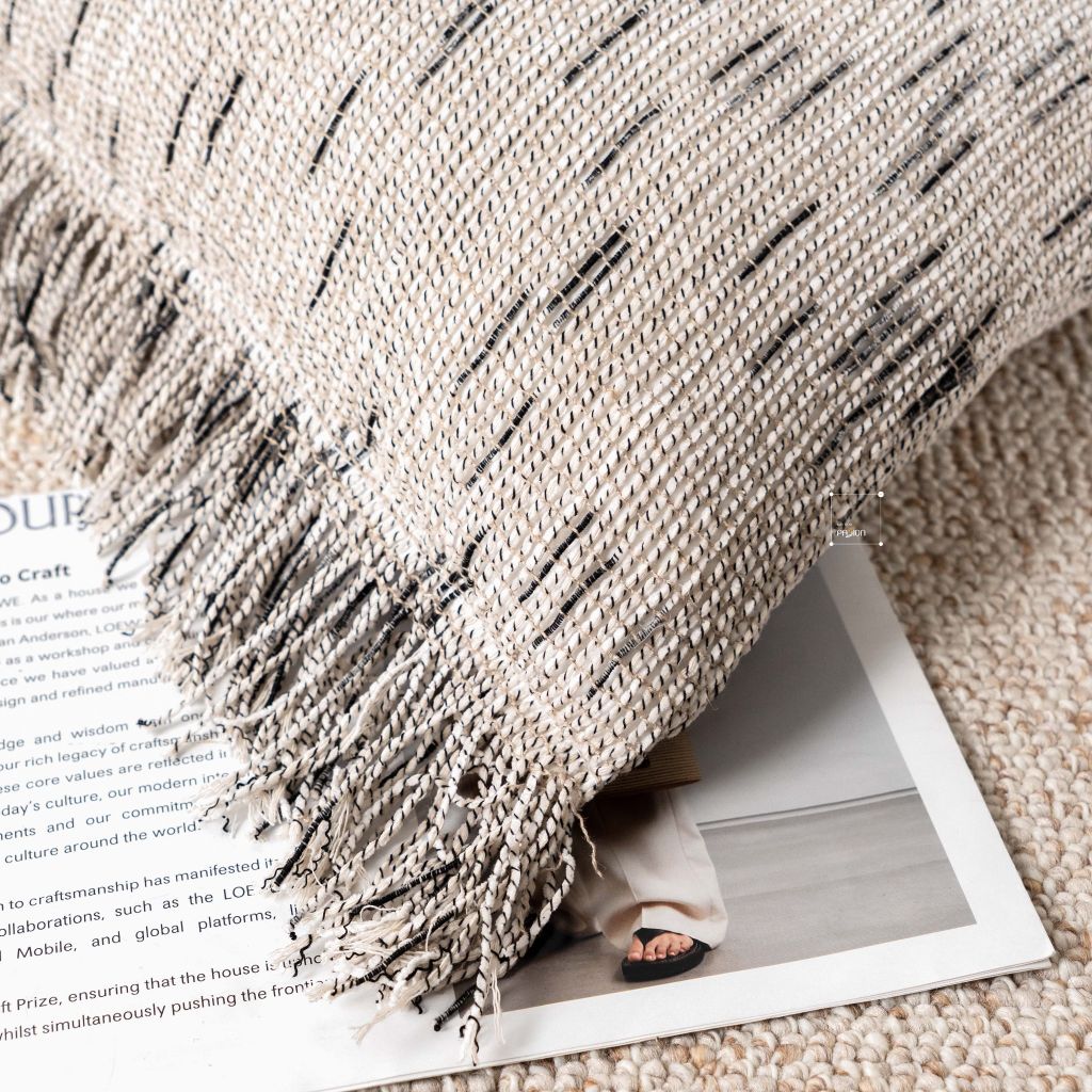 Vỏ Gối Tựa Lưng Sofa Cao Cấp Tông Nâu Tím Sang Trọng