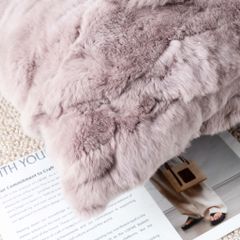Vỏ Gối Tựa Lưng Sofa Cao Cấp Tông Nâu Tím Sang Trọng