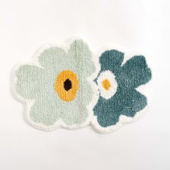 Thảm Lau Chân Bông Hoa Thấm Hút Nước