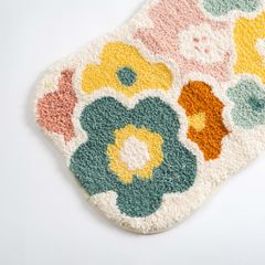 Thảm Lau Chân Bông Hoa Thấm Hút Nước