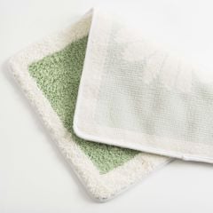 Thảm Lau Chân Len Siêu Thấm Hình Hoa Cúc Trang Trí Cửa Ra Vào