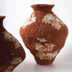 Bình Hoa Wabi Sabi Phong Cách Đá Retro Nghệ Thuật