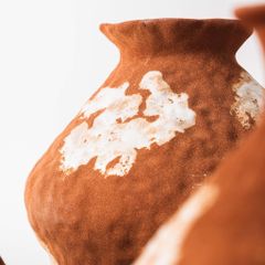 Bình Hoa Wabi Sabi Phong Cách Đá Retro Nghệ Thuật