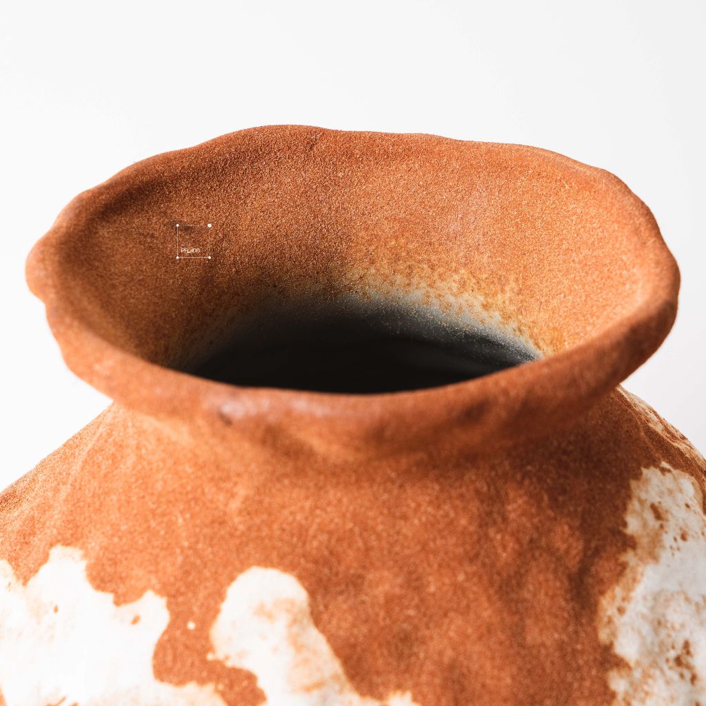 Bình Hoa Wabi Sabi Phong Cách Đá Retro Nghệ Thuật