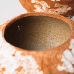 Bình Hoa Wabi Sabi Phong Cách Đá Retro Nghệ Thuật