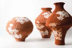 Bình Hoa Wabi Sabi Phong Cách Đá Retro Nghệ Thuật