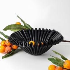 Dĩa Trái Cây Gợn Sóng Dập Ply Nghệ Thuật