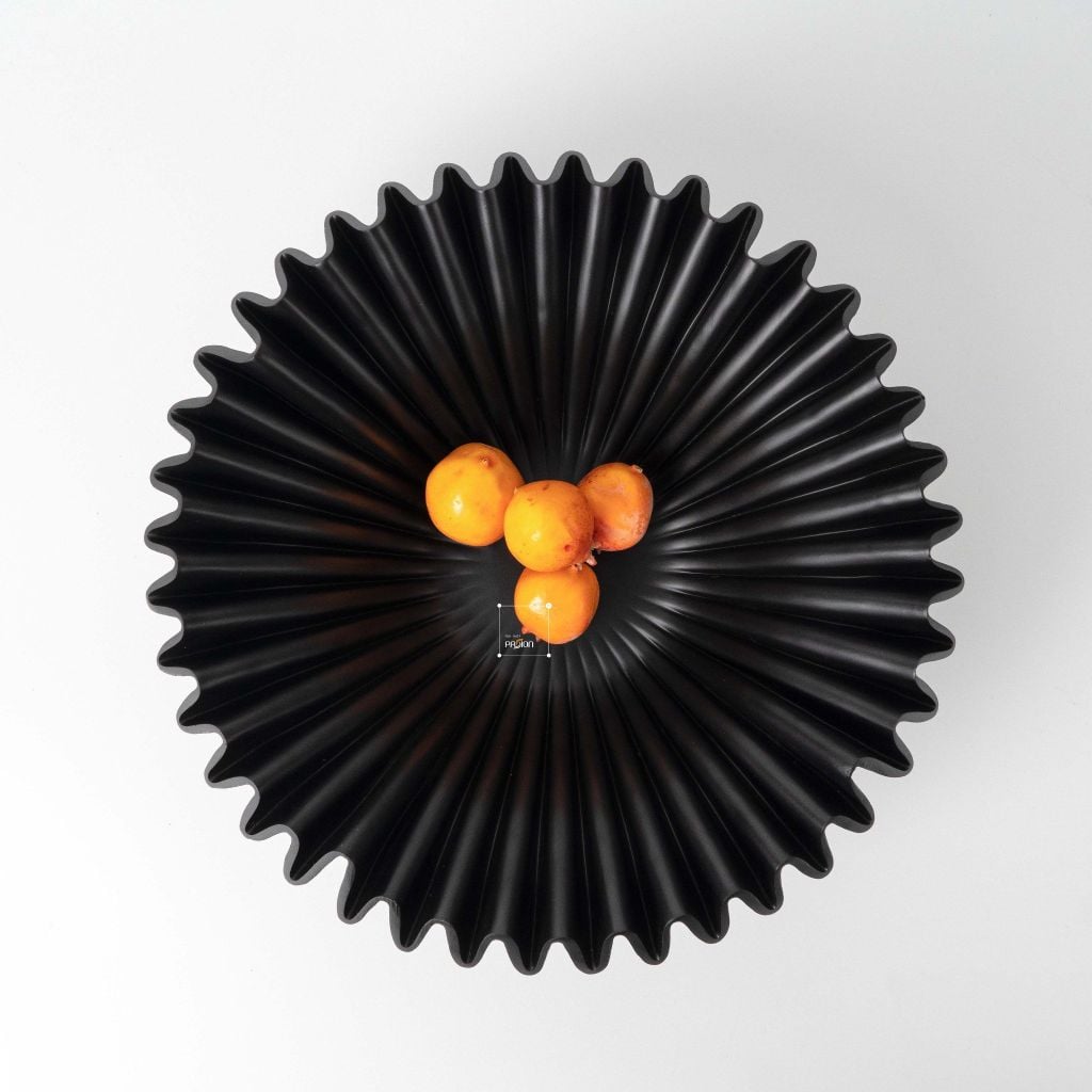 Dĩa Trái Cây Gợn Sóng Dập Ply Nghệ Thuật