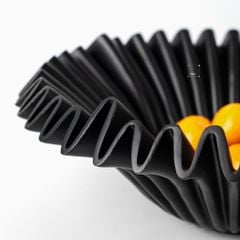 Dĩa Trái Cây Gợn Sóng Dập Ply Nghệ Thuật