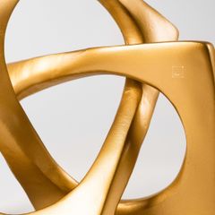 Tượng Decor Khối Vuông Đan Chéo Bày Trí Phòng Khách