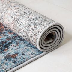 Thảm Lông Trải Sàn Sợi Ngắn Dệt Điểm Cao Cấp Tông Nâu