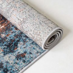 Thảm Lông Trải Sàn Sợi Ngắn Dệt Điểm Cao Cấp Tông Nâu