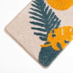 Thảm Lau Chân Chống Trượt Trang Trí Nhà Cửa Họa Tiết Hoa Lá