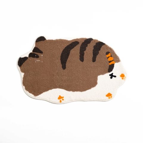 Thảm Lau Chân Hình Thú Lười Sợi Len Siêu Thấm Cute