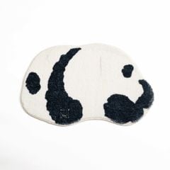 Thảm Lau Chân Hình Thú Lười Sợi Len Siêu Thấm Cute