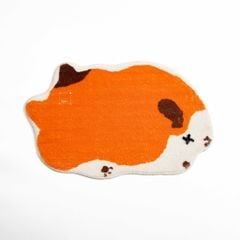 Thảm Lau Chân Hình Thú Lười Sợi Len Siêu Thấm Cute
