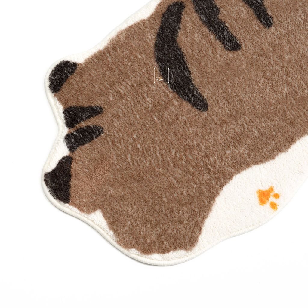 Thảm Lau Chân Hình Thú Lười Sợi Len Siêu Thấm Cute