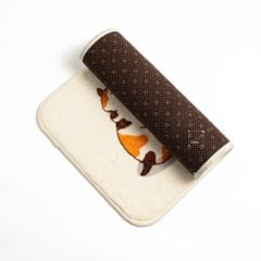 Thảm Lau Chân Cotton Len Cừu Hoạt Hình