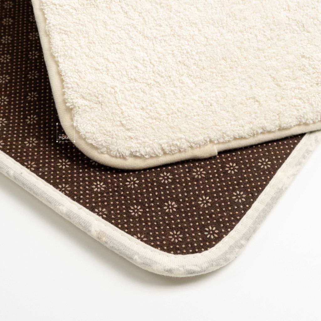 Thảm Lau Chân Cotton Len Cừu Hoạt Hình