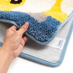 Thảm Lau Chân Sợi Len Ra Vào Cửa Bán Nguyệt Mặt Gấu