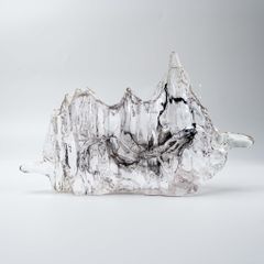 Tượng Khối Thạch Decor Màu Thạch Tím Hình Dãy Núi Sang Trọng