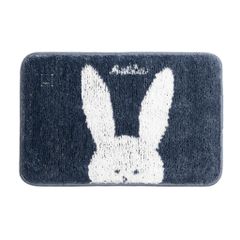 Thảm Lau Chân Màu Tối Giản Họa Tiết Mèo Thỏ