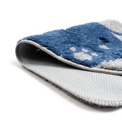 Thảm Lau Chân Cotton Len Mèo Nâu Xanh