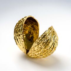 Tượng Decor Hình Vỏ Đậu Metal Để Bàn Sang Trọng