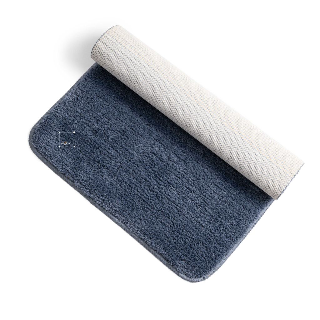 Thảm Lau Chân Màu Tối Giản Họa Tiết Mèo Thỏ