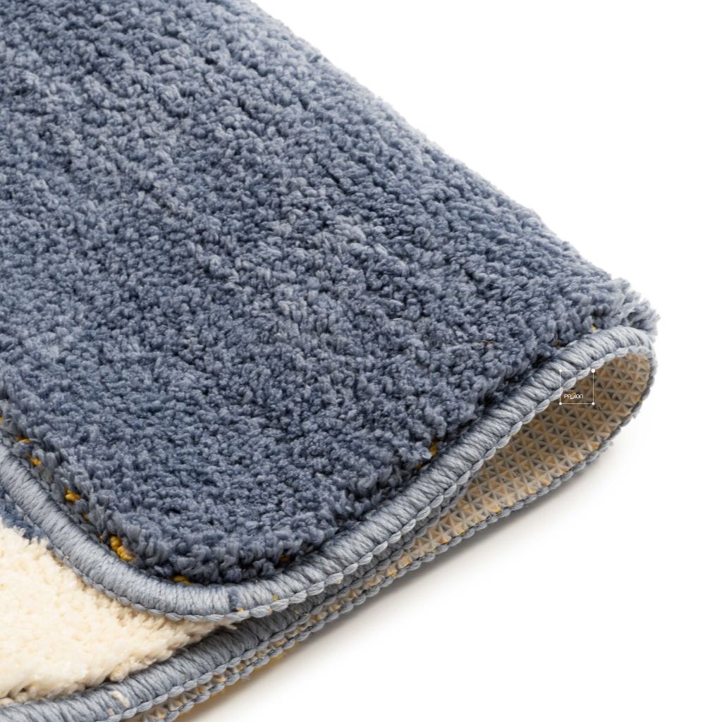 Thảm Lau Chân Màu Tối Giản Họa Tiết Mèo Thỏ