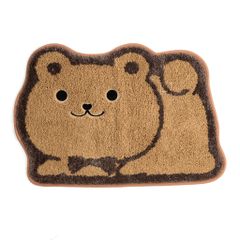 Thảm Cotton Len Sợi Thấm Hút Chó Lười Papa Đeo Nơ
