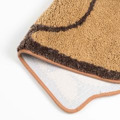 Thảm Cotton Len Sợi Thấm Hút Chó Lười Papa Đeo Nơ