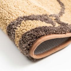 Thảm Cotton Len Sợi Thấm Hút Chó Lười Papa Đeo Nơ