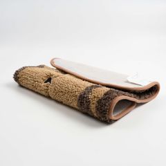 Thảm Cotton Len Sợi Thấm Hút Chó Lười Papa Đeo Nơ