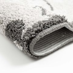 Thảm Cotton Len Sợi Thấm Hút Chó Lười Papa Đeo Nơ