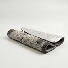 Thảm Cotton Len Sợi Thấm Hút Chó Lười Papa Đeo Nơ