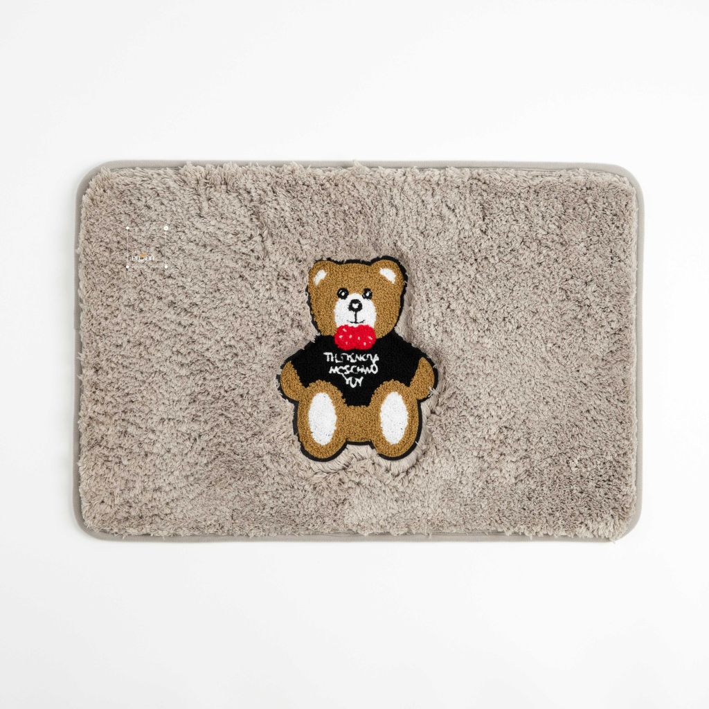 Thảm Lau Chân Siêu Thấm Thêu Hình Chú Gấu