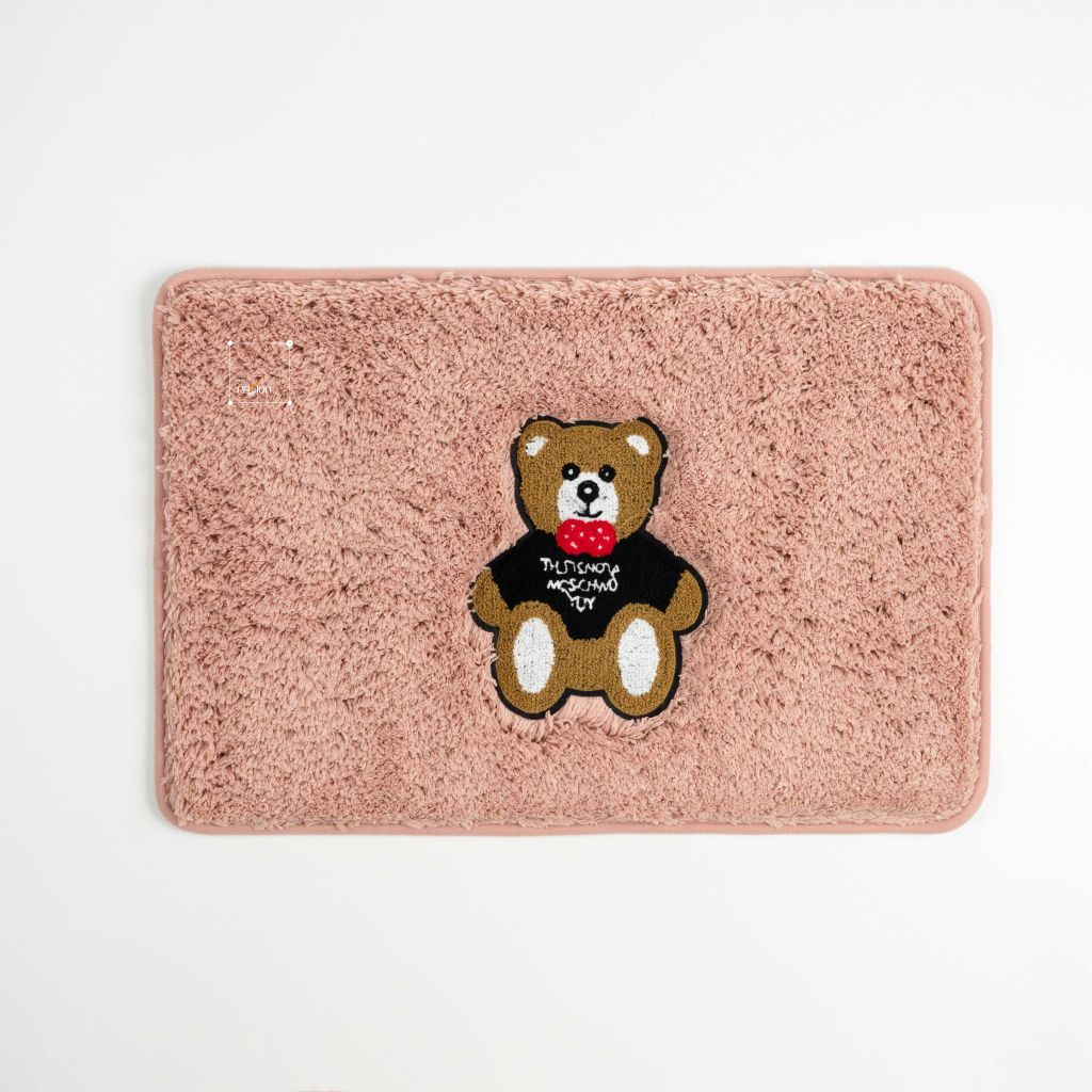 Thảm Lau Chân Siêu Thấm Thêu Hình Chú Gấu