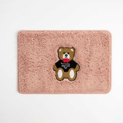 Thảm Lau Chân Siêu Thấm Thêu Hình Chú Gấu