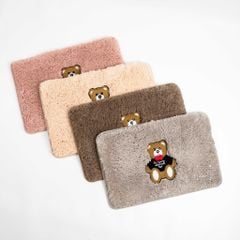 Thảm Lau Chân Siêu Thấm Thêu Hình Chú Gấu